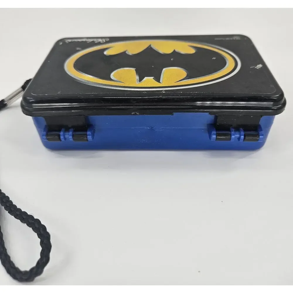 2005 Batman Shakespeare Mini Fishing Tackle Box DC Comics Wrist Strap